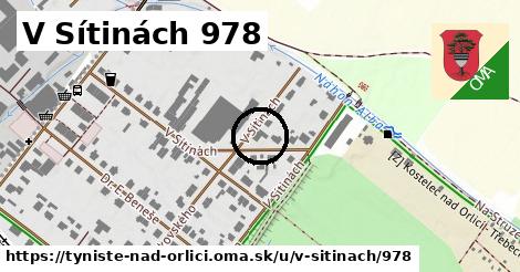 V Sítinách 978, Týniště nad Orlicí