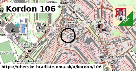 Kordon 106, Uherské Hradiště