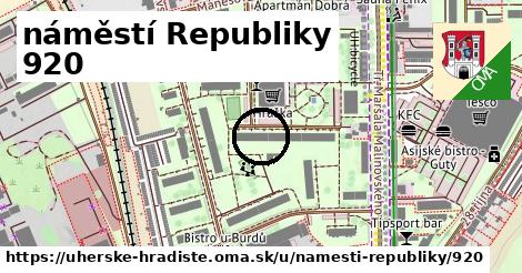 náměstí Republiky 920, Uherské Hradiště