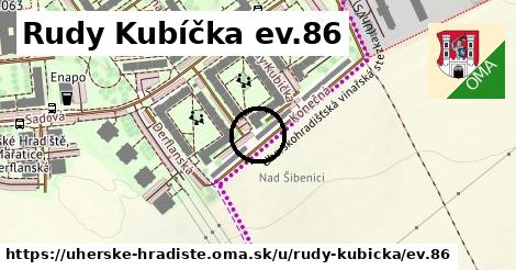 Rudy Kubíčka ev.86, Uherské Hradiště