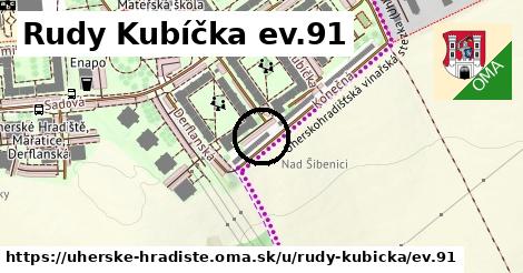 Rudy Kubíčka ev.91, Uherské Hradiště