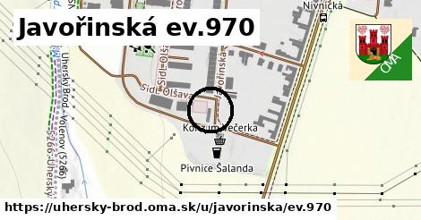 Javořinská ev.970, Uherský Brod