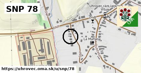 SNP 78, Uhrovec