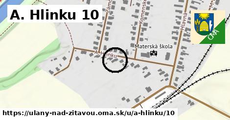 A. Hlinku 10, Úľany nad Žitavou