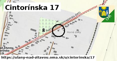 Cintorínska 17, Úľany nad Žitavou