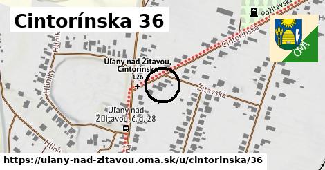 Cintorínska 36, Úľany nad Žitavou