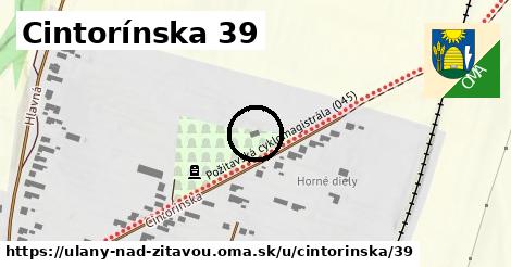 Cintorínska 39, Úľany nad Žitavou