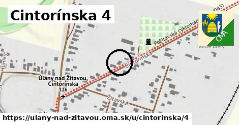 Cintorínska 4, Úľany nad Žitavou