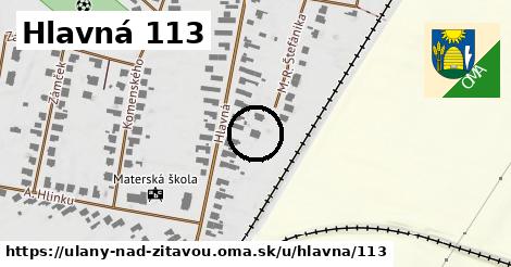 Hlavná 113, Úľany nad Žitavou