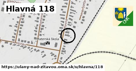 Hlavná 118, Úľany nad Žitavou