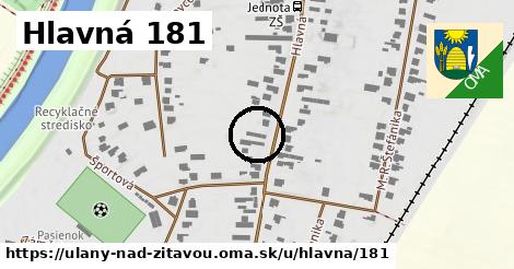 Hlavná 181, Úľany nad Žitavou