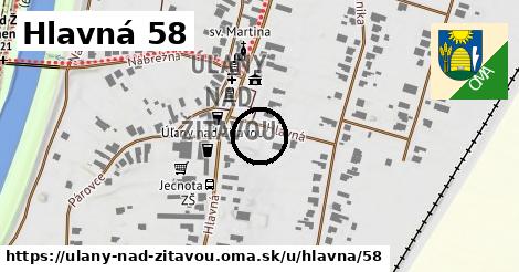 Hlavná 58, Úľany nad Žitavou