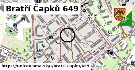 Bratří Čapků 649, Uničov