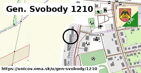 Gen. Svobody 1210, Uničov