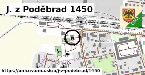 J. z Poděbrad 1450, Uničov