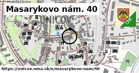 Masarykovo nám. 40, Uničov