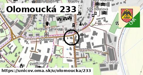 Olomoucká 233, Uničov