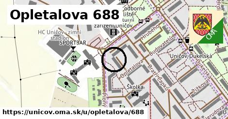 Opletalova 688, Uničov