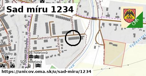 Sad míru 1234, Uničov