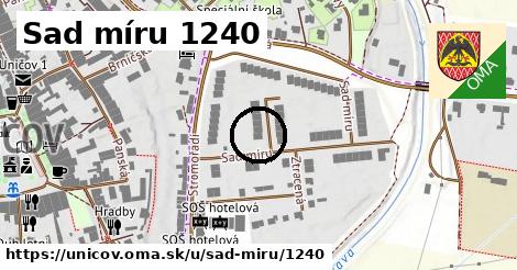 Sad míru 1240, Uničov