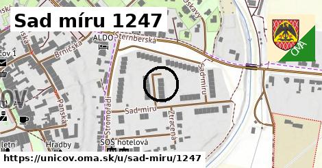 Sad míru 1247, Uničov