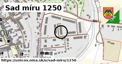 Sad míru 1250, Uničov