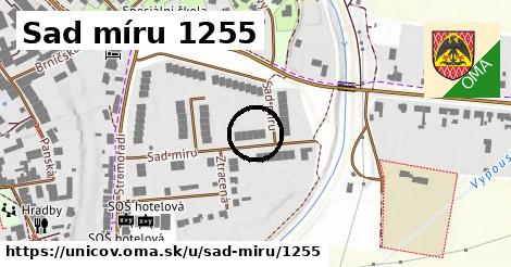 Sad míru 1255, Uničov