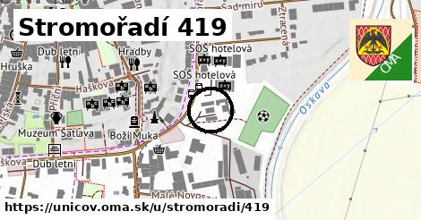 Stromořadí 419, Uničov