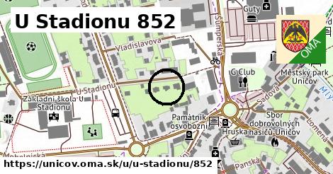 U Stadionu 852, Uničov