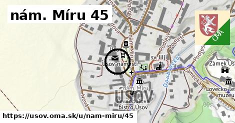 nám. Míru 45, Úsov