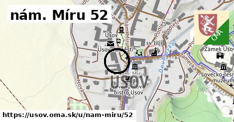 nám. Míru 52, Úsov