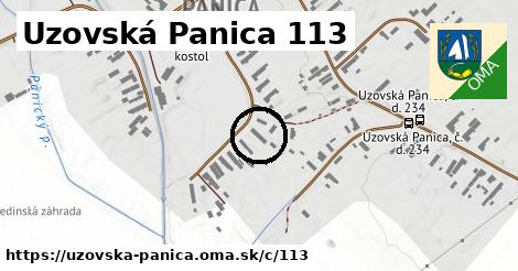 Uzovská Panica <span class="supisne">113</span>