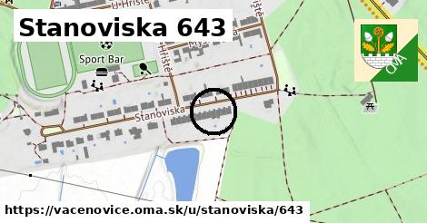 Stanoviska 643, Vacenovice