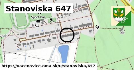 Stanoviska 647, Vacenovice