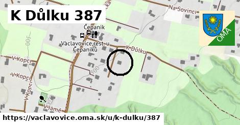 K Důlku 387, Václavovice