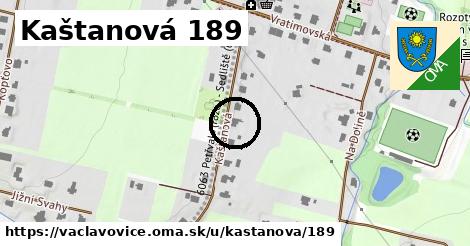 Kaštanová 189, Václavovice