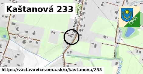 Kaštanová 233, Václavovice