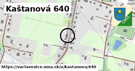 Kaštanová 640, Václavovice