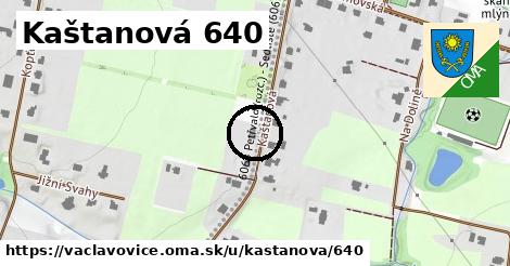 Kaštanová 640, Václavovice