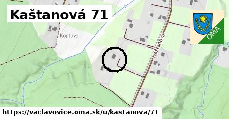 Kaštanová 71, Václavovice