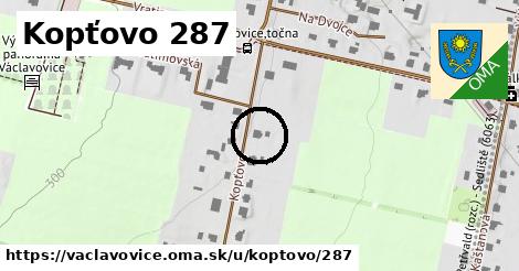 Kopťovo 287, Václavovice