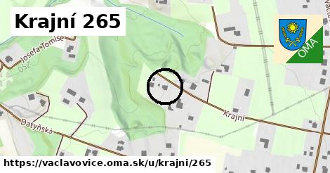 Krajní 265, Václavovice