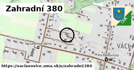 Zahradní 380, Václavovice