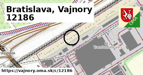 Bratislava, Vajnory <span class="supisne">12186</span>