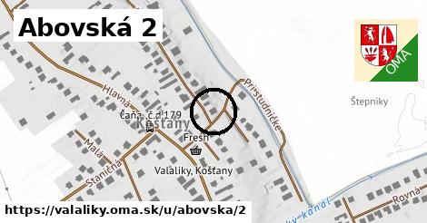 Abovská 2, Valaliky