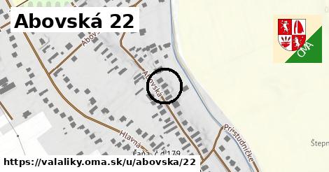 Abovská 22, Valaliky