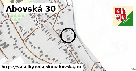 Abovská 30, Valaliky