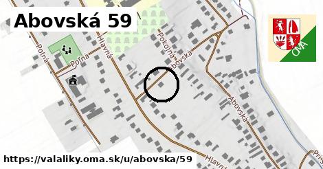 Abovská 59, Valaliky