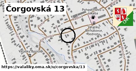 Čorgovská 13, Valaliky