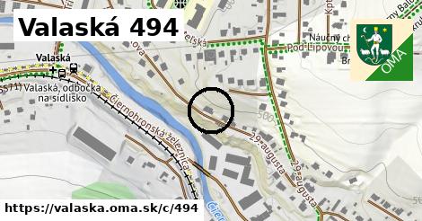 Valaská <span class="supisne">494</span>
